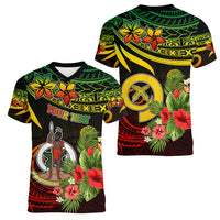 Custom Vanuatu Islands Women V Neck T Shirt Proud To Be A Ni-Van LT9 - Polynesian Pride