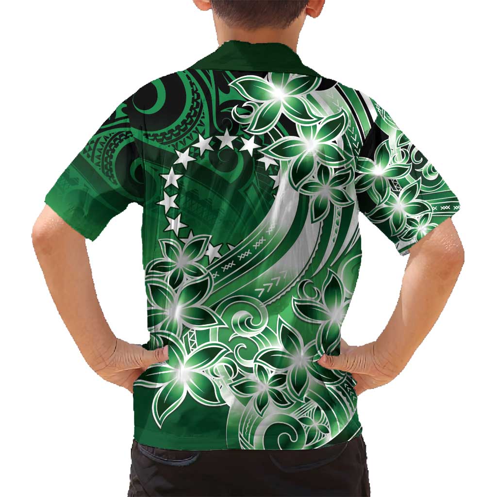 Cook Islands Tattoo Family Matching Long Sleeve Bodycon Dress and Hawaiian Shirt Plumeria Polynesian Pattern LT9 - Polynesian Pride