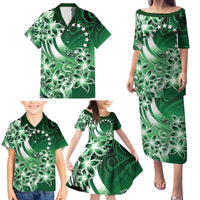 Cook Islands Tattoo Family Matching Puletasi and Hawaiian Shirt Plumeria Polynesian Pattern LT9 - Polynesian Pride