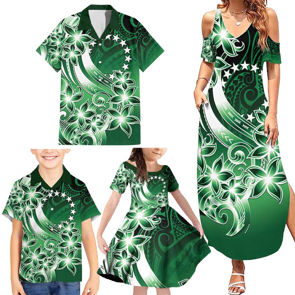 Cook Islands Tattoo Family Matching Summer Maxi Dress and Hawaiian Shirt Plumeria Polynesian Pattern LT9 - Polynesian Pride