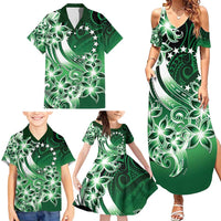 Cook Islands Tattoo Family Matching Summer Maxi Dress and Hawaiian Shirt Plumeria Polynesian Pattern LT9 - Polynesian Pride
