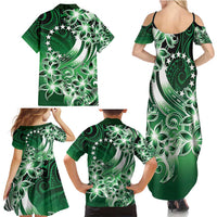 Cook Islands Tattoo Family Matching Summer Maxi Dress and Hawaiian Shirt Plumeria Polynesian Pattern LT9 - Polynesian Pride