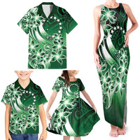 Cook Islands Tattoo Family Matching Tank Maxi Dress and Hawaiian Shirt Plumeria Polynesian Pattern LT9 - Polynesian Pride