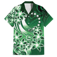 Cook Islands Tattoo Family Matching Tank Maxi Dress and Hawaiian Shirt Plumeria Polynesian Pattern LT9 Dad's Shirt - Short Sleeve Green - Polynesian Pride