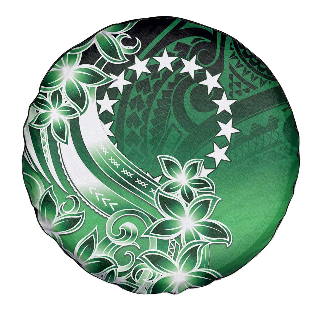 Cook Islands Tattoo Spare Tire Cover Plumeria Polynesian Pattern LT9 - Polynesian Pride