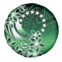 Cook Islands Tattoo Spare Tire Cover Plumeria Polynesian Pattern LT9 - Polynesian Pride