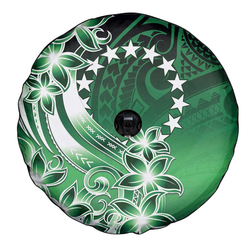 Cook Islands Tattoo Spare Tire Cover Plumeria Polynesian Pattern LT9 - Polynesian Pride