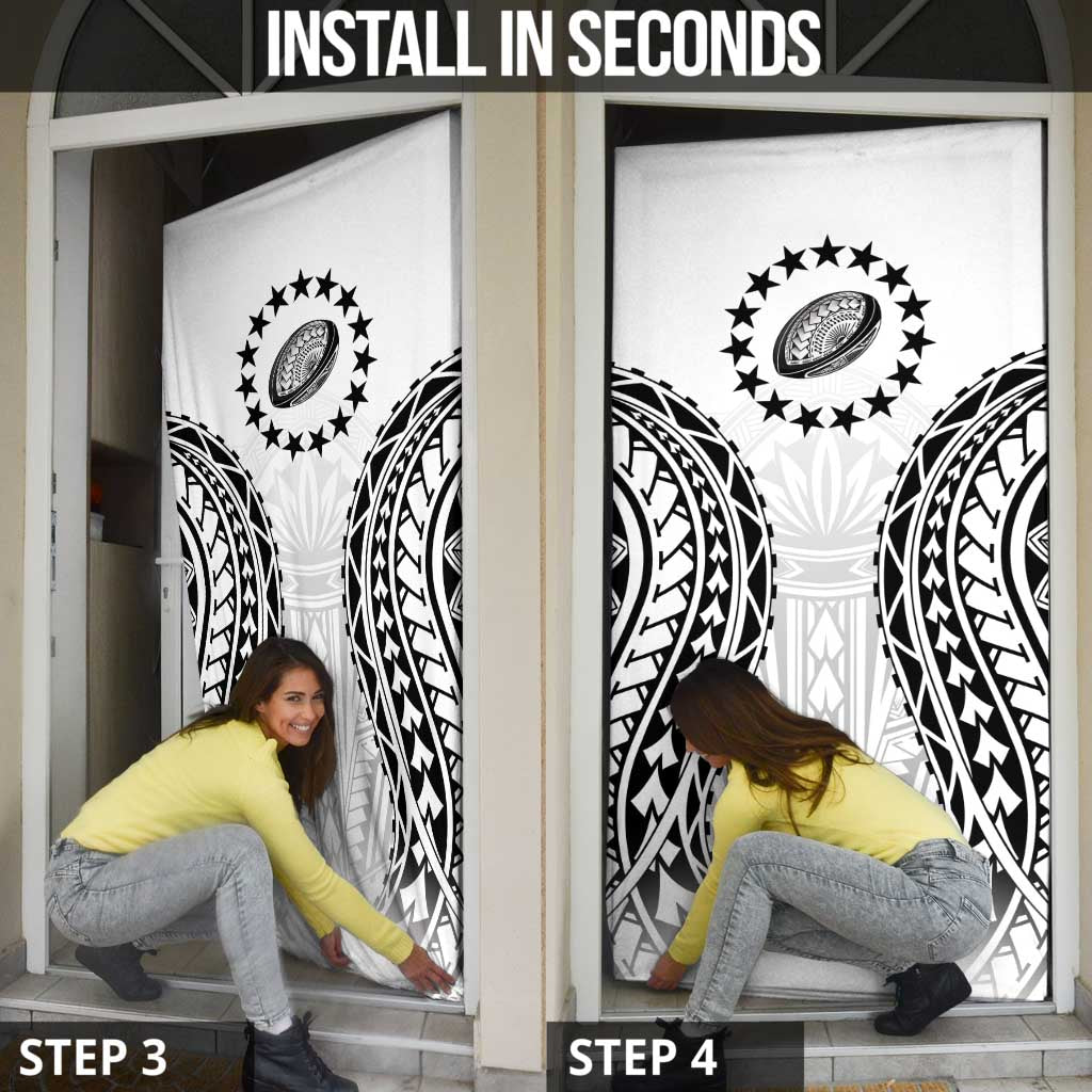 World Rugby Cook Islands Door Cover Kukis Make History LT9 - Polynesian Pride