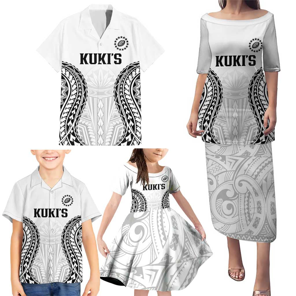 World Rugby Cook Islands Family Matching Puletasi and Hawaiian Shirt Kukis Make History LT9 - Polynesian Pride