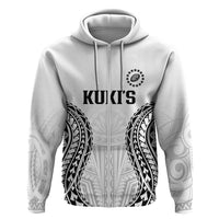 World Rugby Cook Islands Hoodie Kukis Make History LT9 Zip Hoodie White - Polynesian Pride