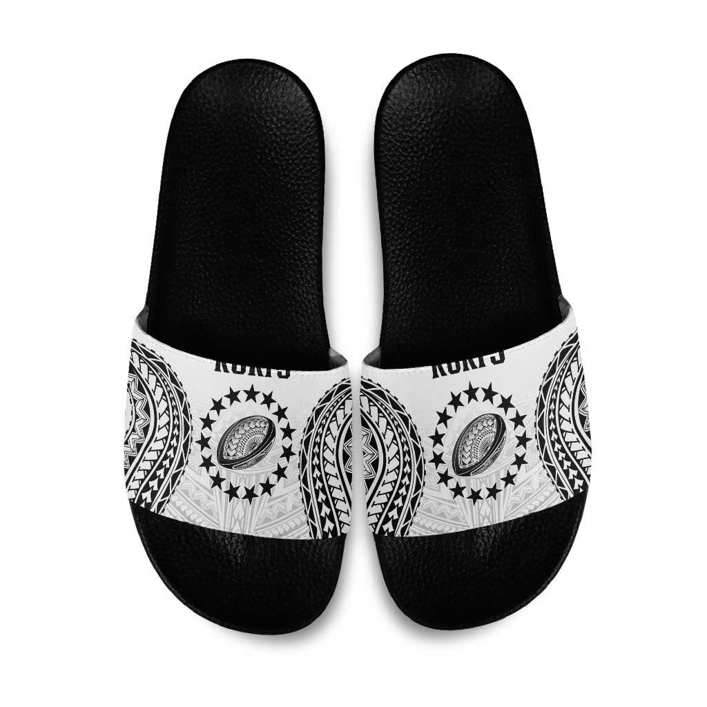 World Rugby Cook Islands Slide Sandals Kukis Make History - Polynesian Pride