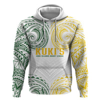 World Rugby Cook Islands Zip Hoodie White Polynesian Tribal Pattern LT9 Pullover Hoodie White - Polynesian Pride