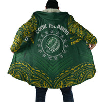 World Rugby Cook Islands Cloak Green Polynesian Tribal Pattern - Polynesian Pride