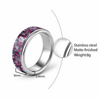 Guam Felis Pasgua Classic Ring Pacific Patchwork Xmas Vibes - Polynesian Pride