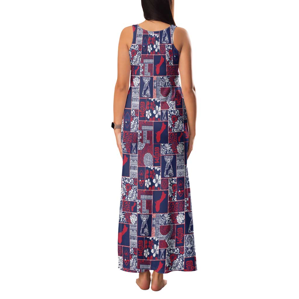 Guam Felis Pasgua Family Matching Tank Maxi Dress and Hawaiian Shirt Pacific Patchwork Xmas Vibes LT9 - Polynesian Pride