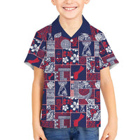 Guam Felis Pasgua Hawaiian Shirt Pacific Patchwork Xmas Vibes - Polynesian Pride
