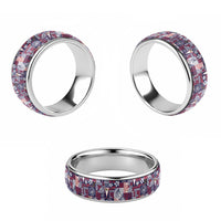 Manuia le Kerisimasi American Samoa Classic Ring Pacific Patchwork Xmas Vibes - Polynesian Pride