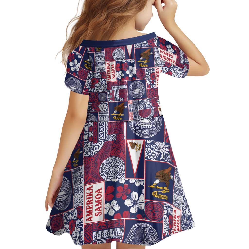 Manuia le Kerisimasi American Samoa Family Matching Off Shoulder Maxi Dress and Hawaiian Shirt Pacific Patchwork Xmas Vibes LT9 - Polynesian Pride