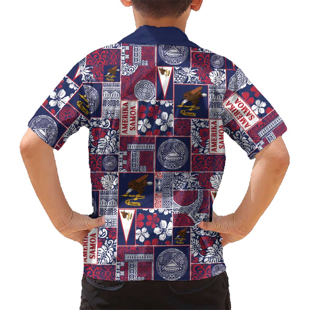Manuia le Kerisimasi American Samoa Family Matching Summer Maxi Dress and Hawaiian Shirt Pacific Patchwork Xmas Vibes LT9 - Polynesian Pride