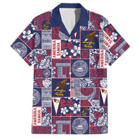 Manuia le Kerisimasi American Samoa Hawaiian Shirt Pacific Patchwork Xmas Vibes LT9 Blue - Polynesian Pride