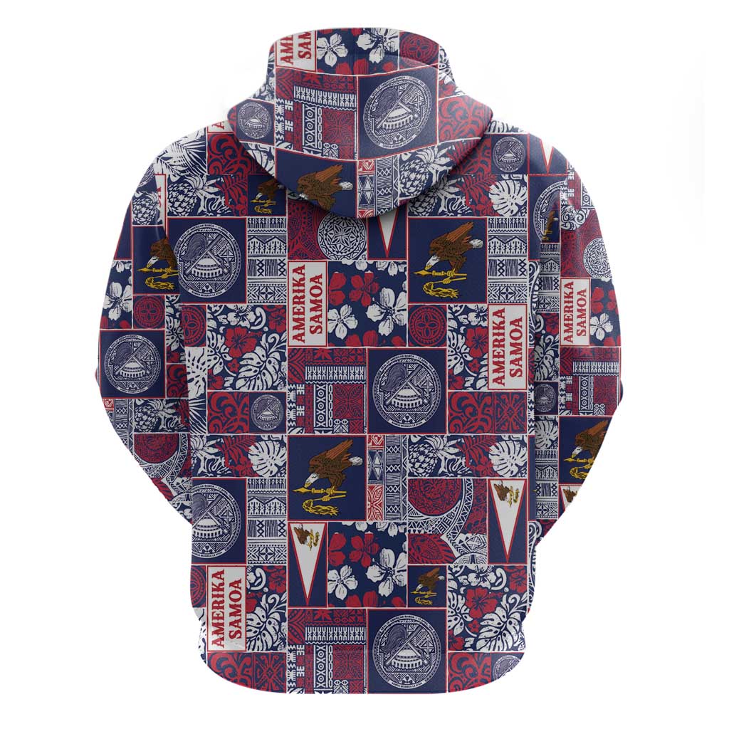 Manuia le Kerisimasi American Samoa Hoodie Pacific Patchwork Xmas Vibes LT9 - Polynesian Pride