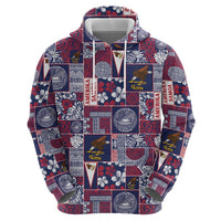 Manuia le Kerisimasi American Samoa Hoodie Pacific Patchwork Xmas Vibes LT9 - Polynesian Pride
