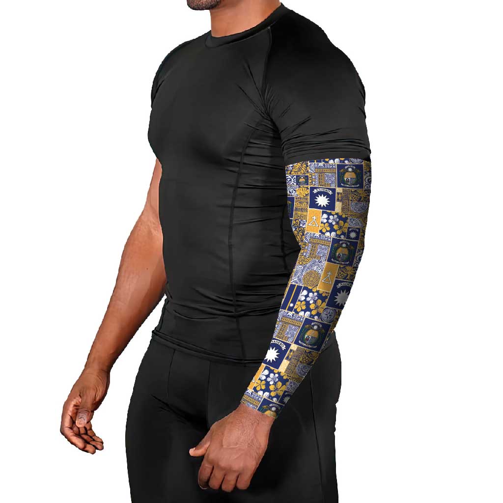 Ekamawir omo Nauru Arm Sleeves Pacific Patchwork Xmas Vibes - Polynesian Pride