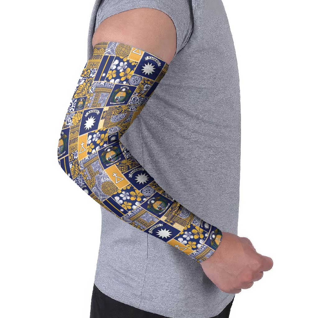 Ekamawir omo Nauru Arm Sleeves Pacific Patchwork Xmas Vibes - Polynesian Pride