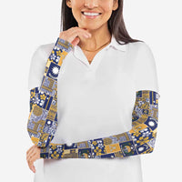 Ekamawir omo Nauru Arm Sleeves Pacific Patchwork Xmas Vibes - Polynesian Pride