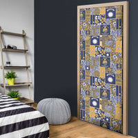 Ekamawir omo Nauru Door Cover Pacific Patchwork Xmas Vibes - Polynesian Pride