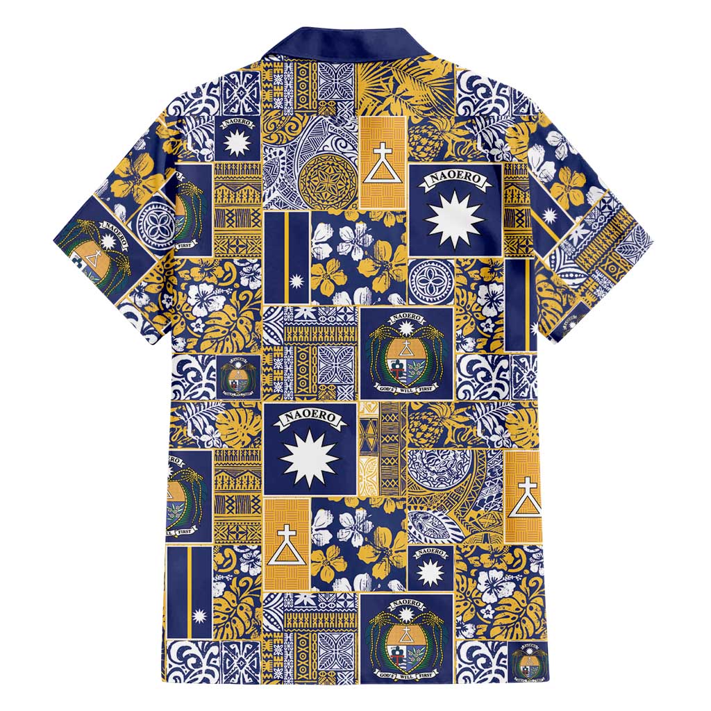 Ekamawir omo Nauru Family Matching Mermaid Dress and Hawaiian Shirt Pacific Patchwork Xmas Vibes LT9 - Polynesian Pride