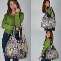 Ekamawir omo Nauru Grocery Bag Pacific Patchwork Xmas Vibes - Polynesian Pride