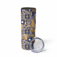 Ekamawir omo Nauru Skinny Tumbler Pacific Patchwork Xmas Vibes - Polynesian Pride