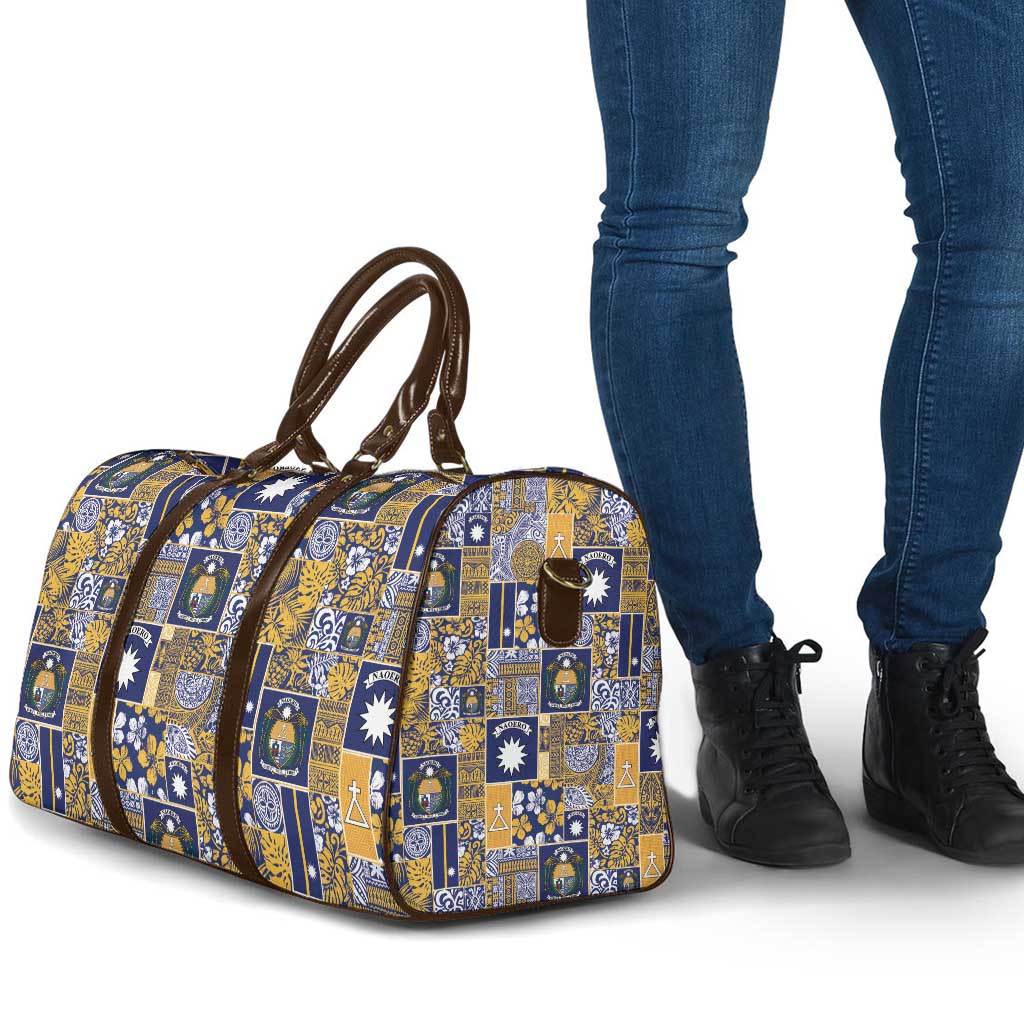 Ekamawir omo Nauru Travel Bag Pacific Patchwork Xmas Vibes - Polynesian Pride