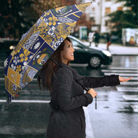 Ekamawir omo Nauru Umbrella Pacific Patchwork Xmas Vibes - Polynesian Pride