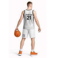New Zealand Koru Fern Custom Basketball Jersey Simple Taniko Motif LT9 - Polynesian Pride
