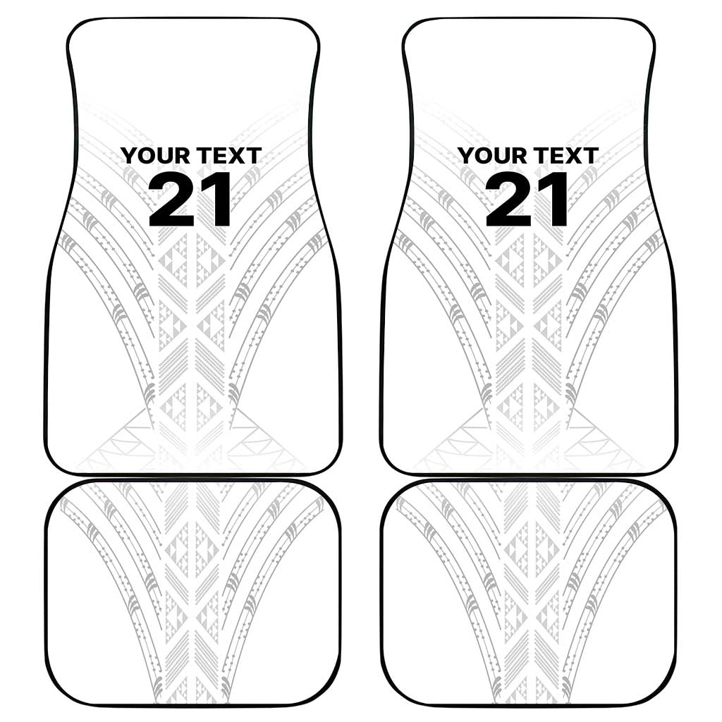 New Zealand Koru Fern Custom Car Mats Simple Taniko Motif LT9 - Polynesian Pride