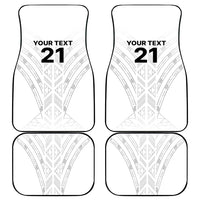 New Zealand Koru Fern Custom Car Mats Simple Taniko Motif LT9 - Polynesian Pride