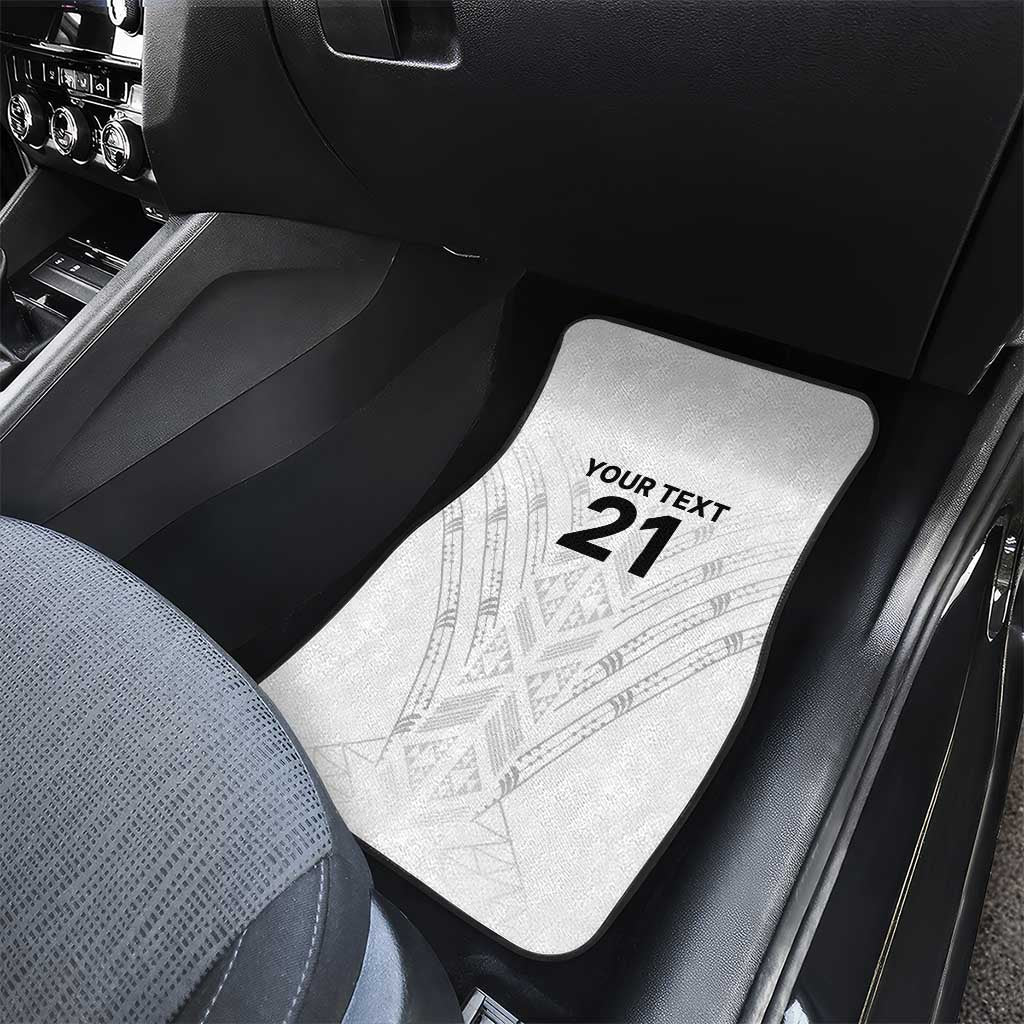 New Zealand Koru Fern Custom Car Mats Simple Taniko Motif LT9 - Polynesian Pride