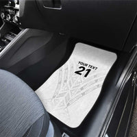 New Zealand Koru Fern Custom Car Mats Simple Taniko Motif LT9 - Polynesian Pride