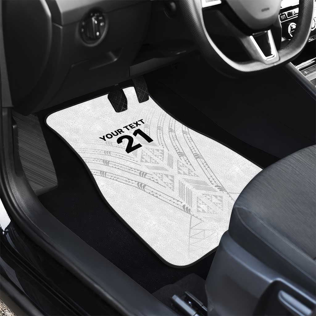 New Zealand Koru Fern Custom Car Mats Simple Taniko Motif LT9 - Polynesian Pride