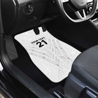 New Zealand Koru Fern Custom Car Mats Simple Taniko Motif LT9 - Polynesian Pride
