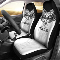 New Zealand Koru Fern Custom Car Seat Cover Simple Taniko Motif LT9 - Polynesian Pride