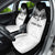 New Zealand Koru Fern Custom Car Seat Cover Simple Taniko Motif