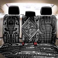 New Zealand Maori Taniko Back Car Seat Cover Black Kowhaiwhai Puhoro LT9 - Polynesian Pride