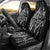 New Zealand Maori Taniko Car Seat Cover Black Kowhaiwhai Puhoro