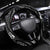 New Zealand Maori Taniko Steering Wheel Cover Black Kowhaiwhai Puhoro