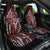 New Zealand Maori Taniko Car Seat Cover Red Kowhaiwhai Puhoro