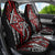 New Zealand Maori Taniko Car Seat Cover Red Kowhaiwhai Puhoro
