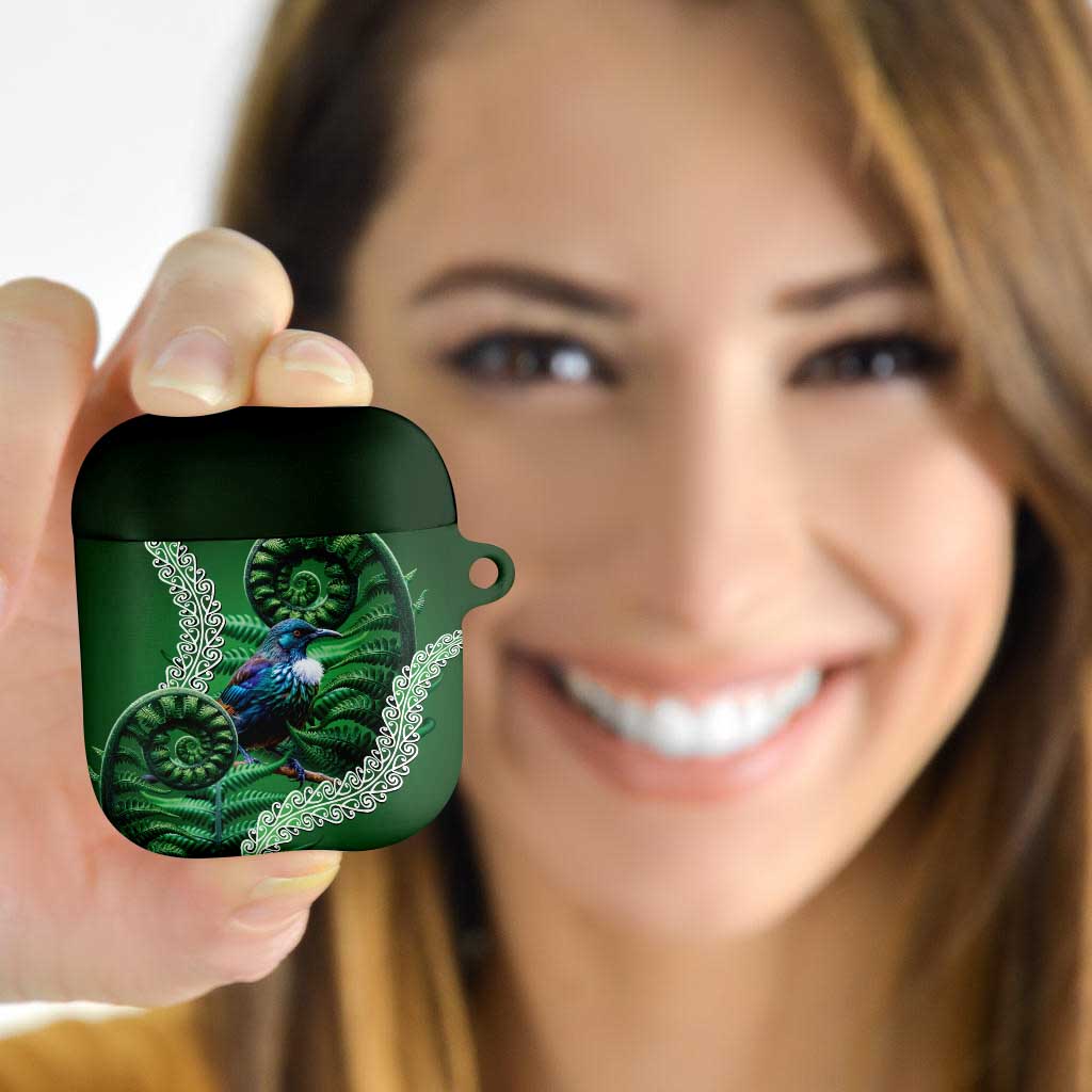 Tui Bird Koru Silver Fern Aotearoa AirPods Case